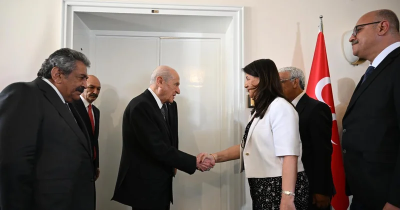 MHP Genel Başkanı Bahçeli, DEM Parti heyetiyle görüştü