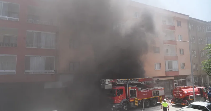 Niğde de iş yeri deposunda yangın