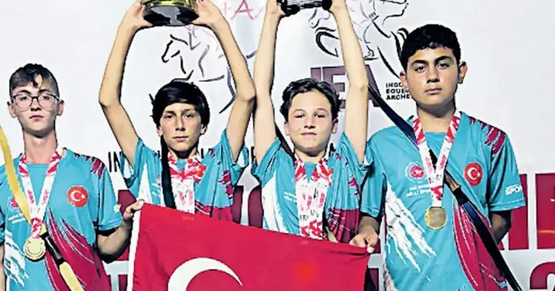 Türkiye Geleneksel Atlı Okçuluk Yıldız Milli Takımı ndan büyük başarı Spor Haberleri