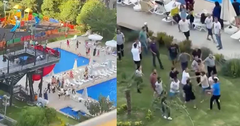 Yer: Esenyurt pantolonlarıyla havuza girmek isteyen yabancı uyruklular ortalığı savaş alanına çevirdi