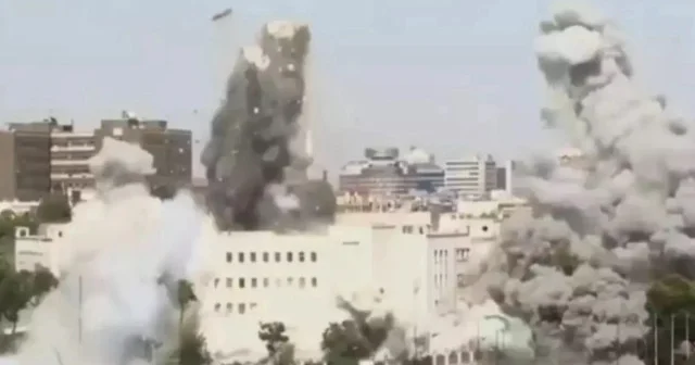 Şam a bombardıman: Dürziler bahanesiyle İsrail saldırdı VİDEO İZLE