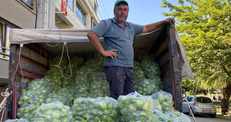 5 ton dolma biberi ücretsiz dağıttı
