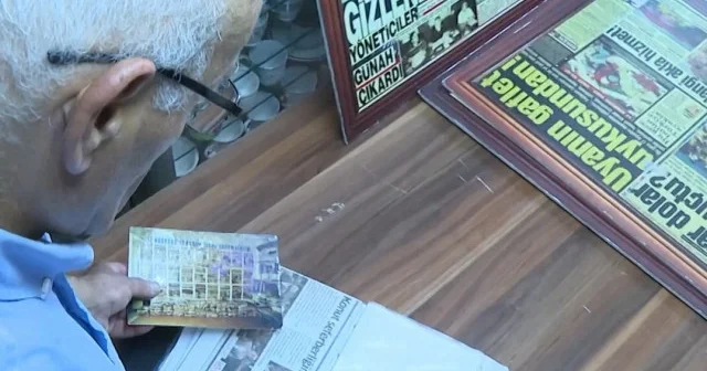Emekli öğretmenin arşivi görenleri şaşırtıyor: 1999 depreminden bu yana 40 bin gazete kupürü biriktirdi VİDEO İZLE