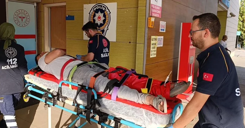 Bursa da bir şahıs mesai arkadaşını çekiçle darbetti