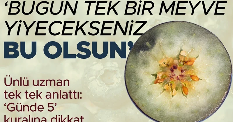 Bugün tek bir meyve yiyecekseniz, bu olsun Meyve tüketimi çok önemli! Peki en faydalı meyve hangisi?