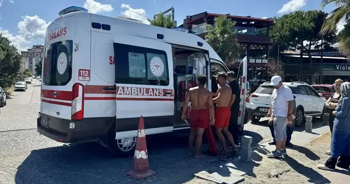 Samsun da anne ve oğlu boğulma tehlikesi geçirdi