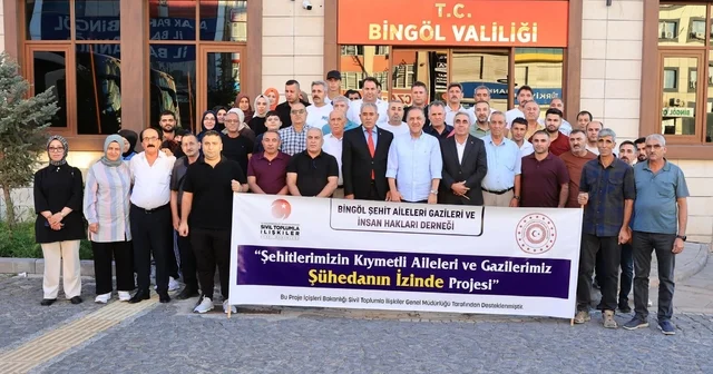 Bingöl den yola çıkan şehit yakınları, gaziler ve gazi yakınları 4 kenti gezecek Bingöl Haberleri