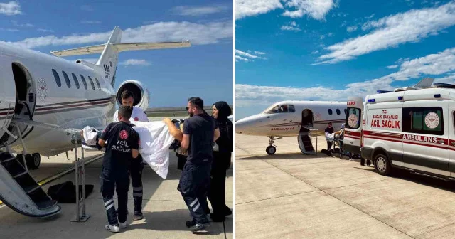 Ambulans uçak 22 yaşındaki hasta için havalandı Sağlık Haberleri