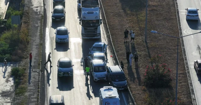 Samsun da zincirleme trafik kazası: Karadeniz sahil yolunda ulaşım aksadı Gündem Haberleri