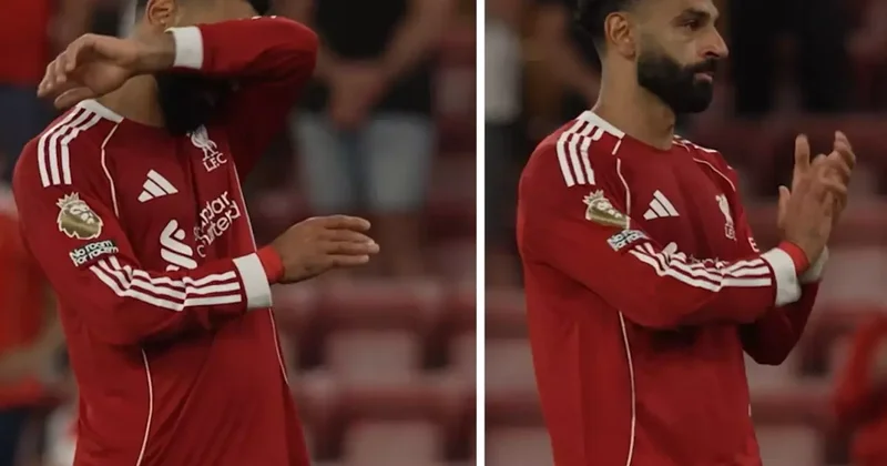 Anfield da hüzünlü gece: Muhammed Salah hüngür hüngür ağladı