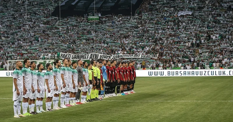 Bursaspor ve Eskişehirspor karşılaştı: Kazanan dostluk oldu