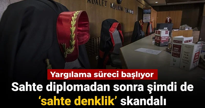 Sahte diplomadan sonra şimdi de ‘sahte denklik’ skandalı: Yargılama başlıyor