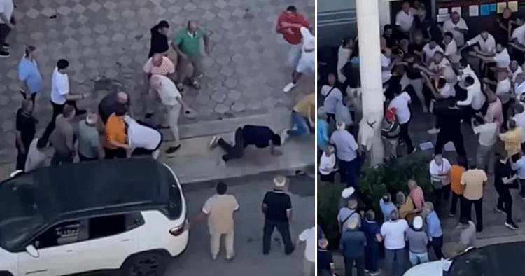 Samsun’da CHP delege seçiminde çıkan kavga kamerada