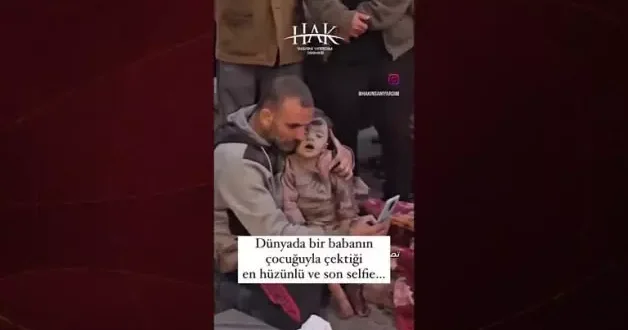 Çocuğunuzla en son ne zaman selfie çekildiniz? Bu görüntü aklınızdan çıkmayacak...