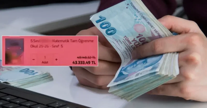 Velileri isyan ettiren fiyatlar: 43 bin TL ye matematik kitabı satıyorlar