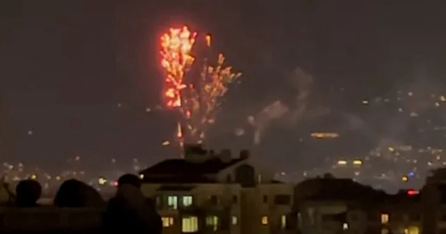 Bursa’da yasak dinlenmedi: Havai fişek patlatanlar pes dedirtti VİDEO İZLE