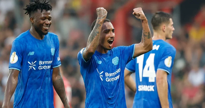 Bayer Leverkusen, Almanya Kupası nda şov yaptı