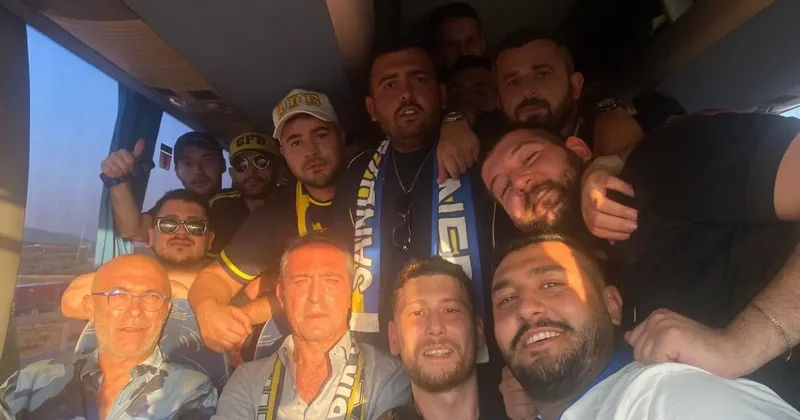 Geçen sezon olaylar yaşanmıştı! Ali Koç deplasman otobüsünde