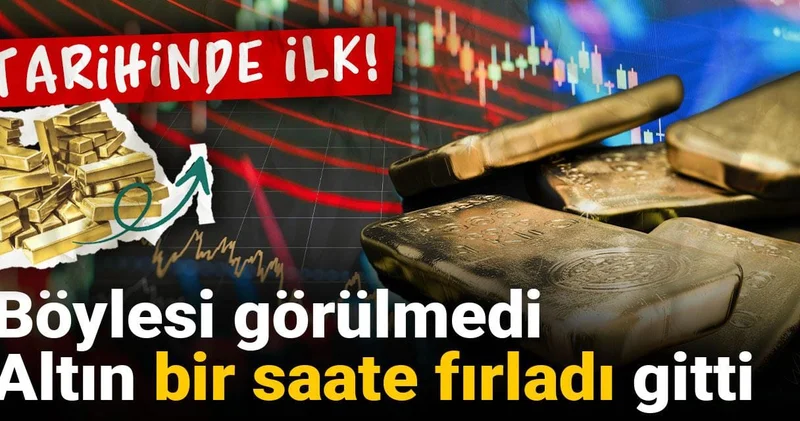 Son dakika Böylesi görülmedi: Altın bir saate fırladı gitti