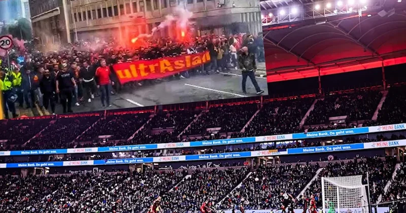 Frankfurt tribünlerine Galatasaraylı akını! Sözcü Gazetesi