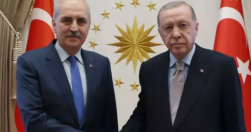 Cumhurbaşkanı Erdoğan, TBMM Başkanı Kurtulmuş u kabul etti