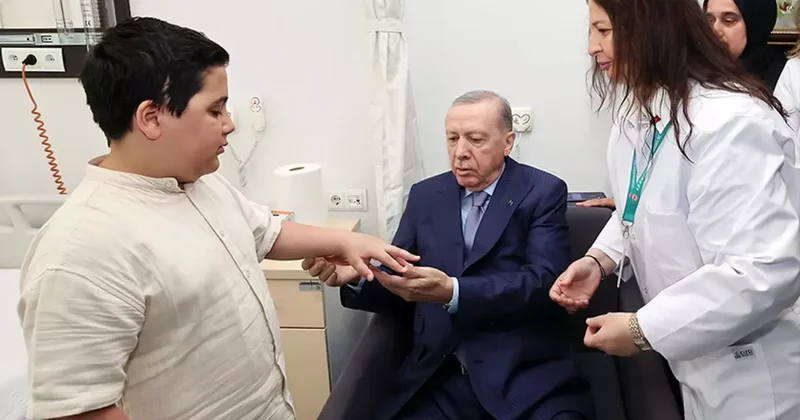 Cumhurbaşkanı Erdoğan ve küçük çocuğun güldüren Fenerbahçe diyaloğu