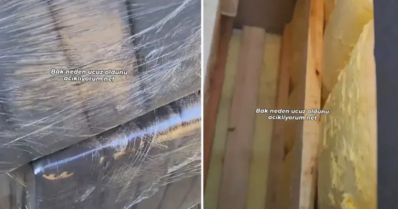Satın aldığı koltuğu inceleyen vatandaş neye uğradığını şaşırdı