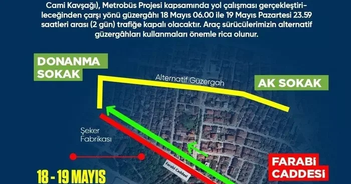 Sakarya’da o güzergahı kullanacaklar dikkat: İki gün boyunca trafiğe kapalı olacak