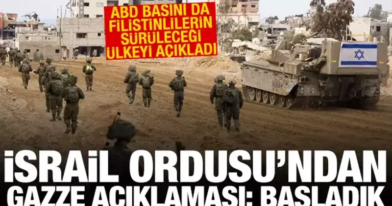 İsrail ordusu, Gazze yi işgale başladı! ABD de Filistinlilerin sürüleceği ülke açıklandı