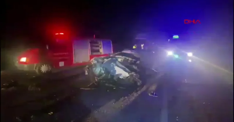 Tokat ta feci kaza: İki otomobilin çarpıştığı kazada ölü ve yaralılar var!
