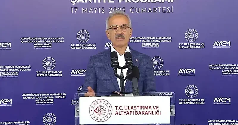 Bakan Uraloğlu: Bugün itibariyle ana hat tünel kazılarını yüzde 99 oranında tamamladık