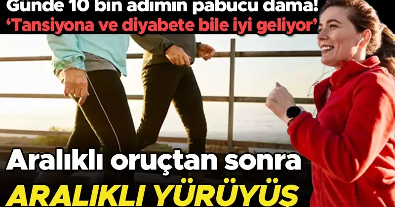 Günde 10 bin adım atmak mı yoksa ‘aralıklı yürüyüş’ mü? Japon bilim insanları buldu, tansiyona ve diyabete bile iyi geliyor...