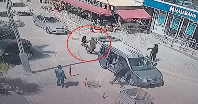 Boşanma aşamasındaki eşini zorla araca bindirerek kaçırmaya çalıştı