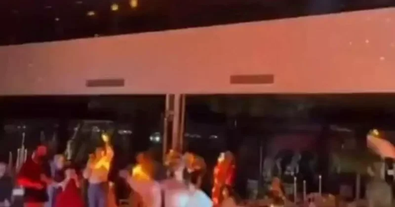 Kına gecesinde disko topu kabusu! Gelin yaralandı