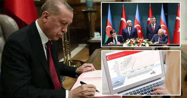 Erdoğan onay verdi: Milletlerarası anlaşmalar Resmi Gazete de Gündem Haberleri