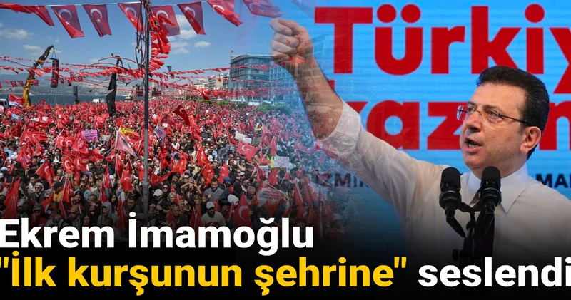 İmamoğlu büyük İzmir mitingini paylaştı