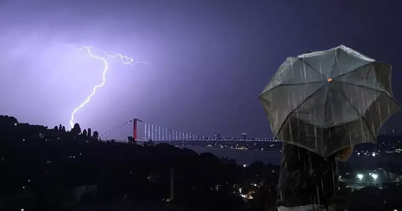 İstanbul için uyarı üstüne uyarı! Kuvvetli yağış ve elektrik fırtınası geliyor