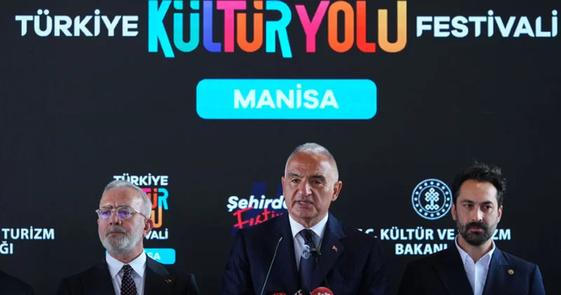 Bakan Ersoy, Manisa da Türkiye Kültür Yolu Festivali nin açılışına katıldı