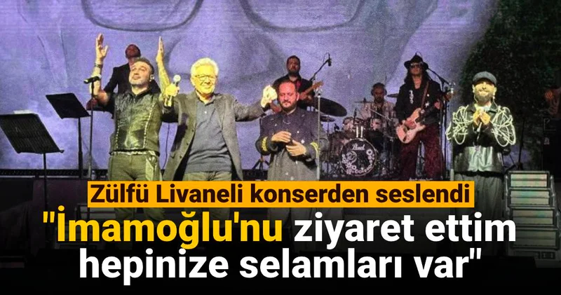 Zülfü Livaneli konserden seslendi: İmamoğlu nu ziyaret ettim hepinize selamları var