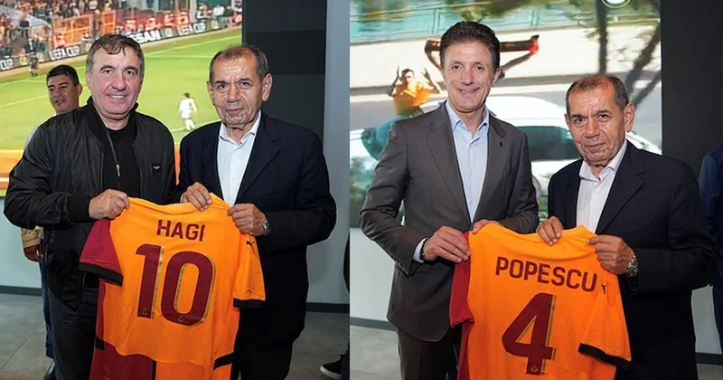 Hagi ve Popescu, Galatasaraylı taraftarlarla buluştu Sözcü Gazetesi