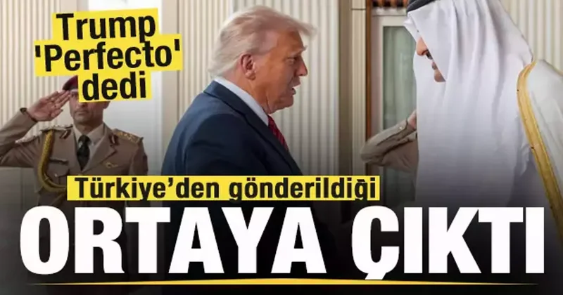 Trump Perfecto diyerek hayranlığını gizleyemedi! Türkiye den gönderildiği ortaya çıktı