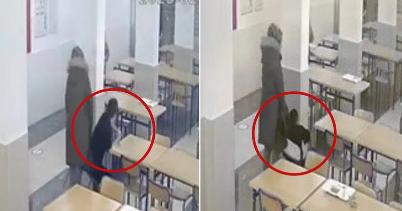 Down sendromlu öğrencisini sandalyeden düşürdü! Aile suç duyurusunda bulundu