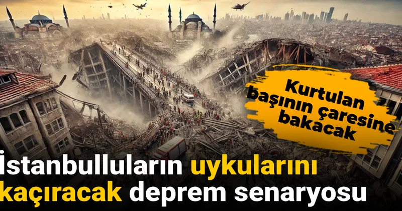 İstanbulluların uykularını kaçıracak deprem senaryosu: Kurtulan başının çaresine bakacak