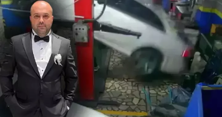 Beykoz da tamirhanede feci ölüm! 2,5 tonluk araç üzerine düştü