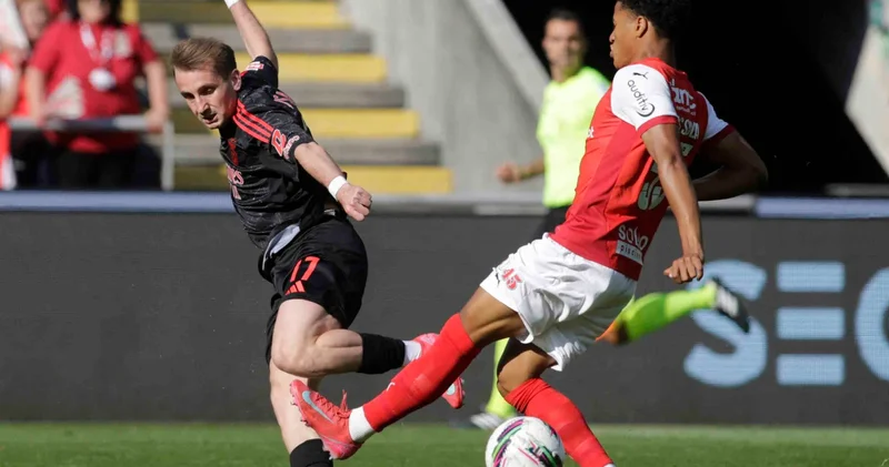 Kerem ve Orkun lu Benfica, Braga ya engeline takılarak ligi 2. bitirdi