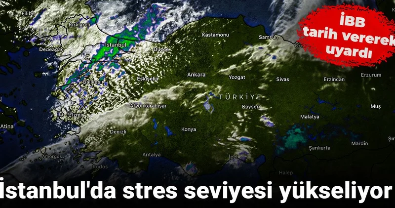 İstanbul da stres seviyesi yükseliyor: İBB tarih vererek uyardı