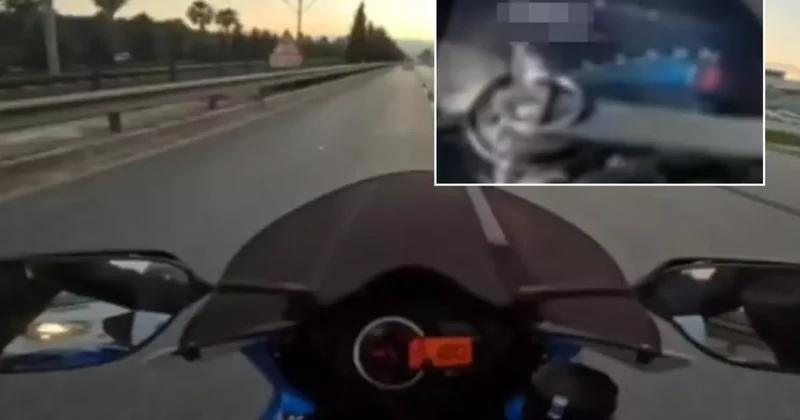 280 km/h Hız Yapan Motosiklet Sürücüsü Yakalandı