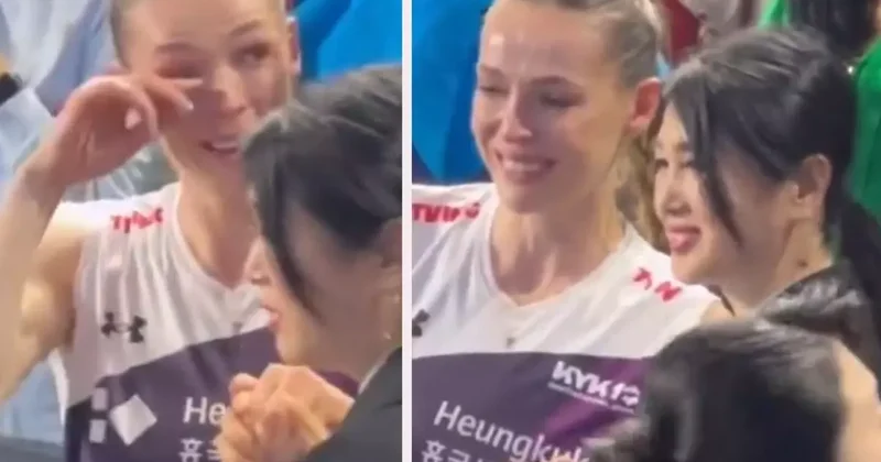 Eda Erdem veda maçında hem ağladı hem de ağlattı