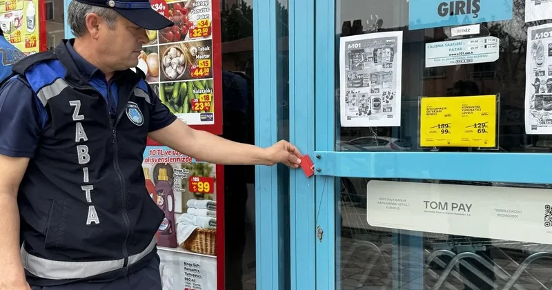 Çorum’da 3 zincir markete kapatma cezası!