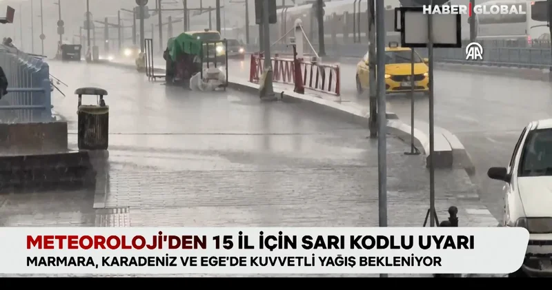 İstanbul’da sağanak ve fırtına var
